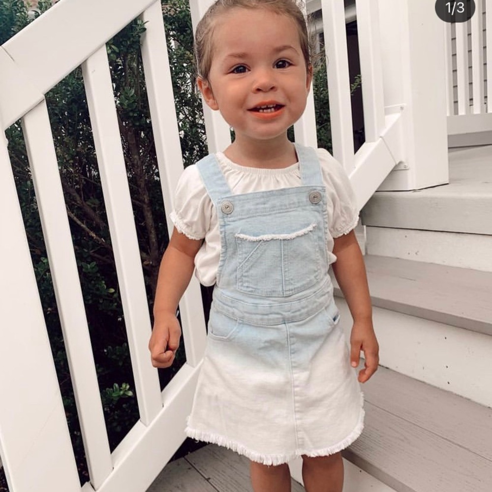 Ombré overall dress